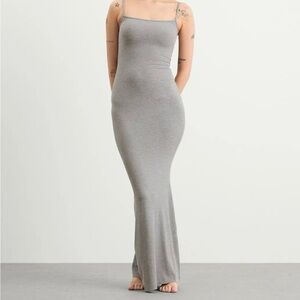 SKIMS Gray Maxi Dress